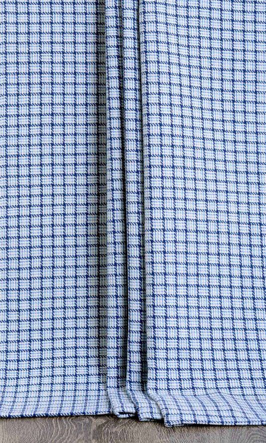Basketweave Blinds (Blue/ Sky Blue/ White)