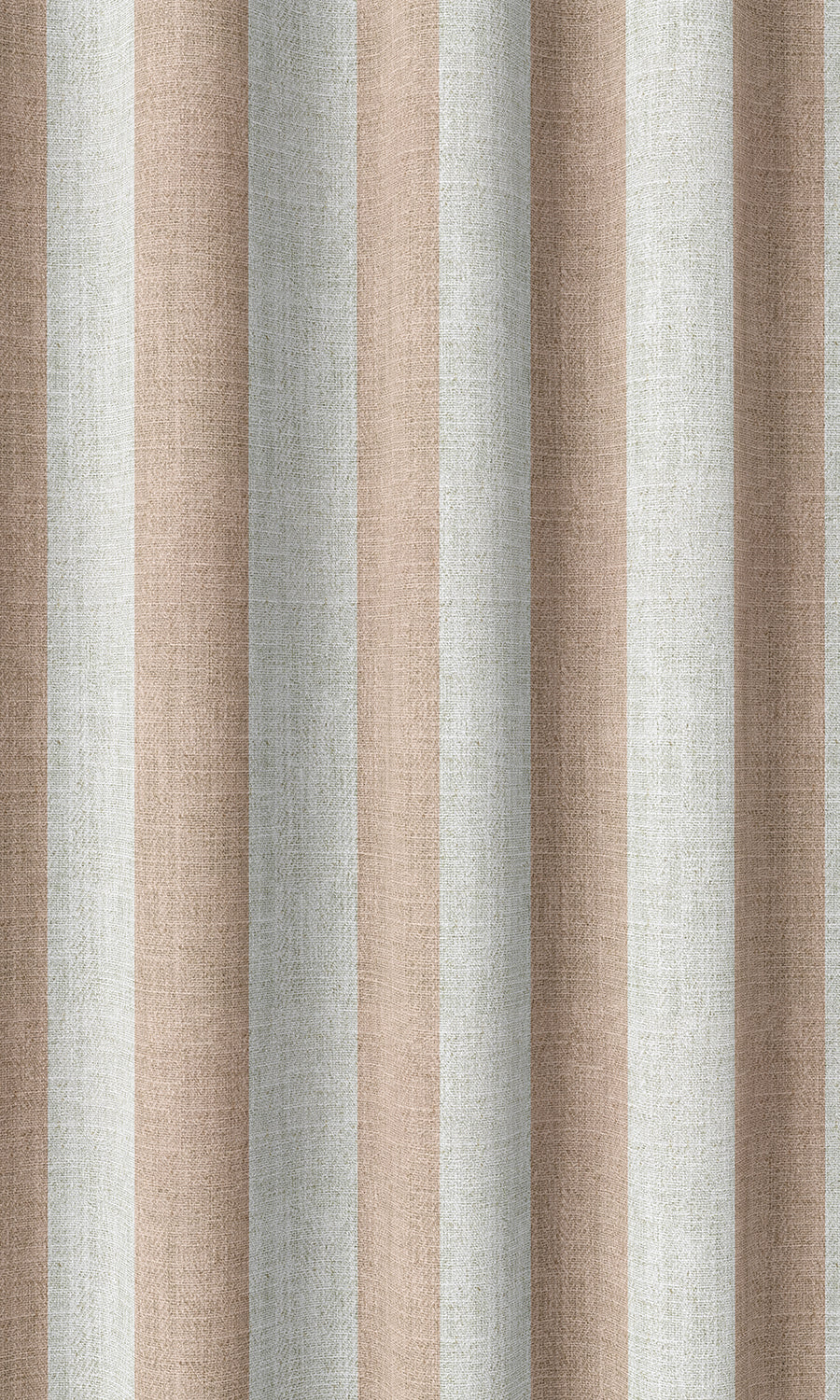Modern Striped Home Décor Fabric By the Metre (Blush Pink/ White)