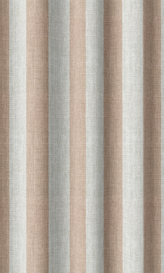 Modern Striped Blinds (Blush Pink/ White)