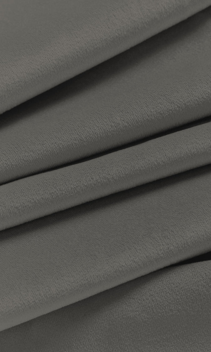 Velvet Home Décor Fabric Sample (Grey)