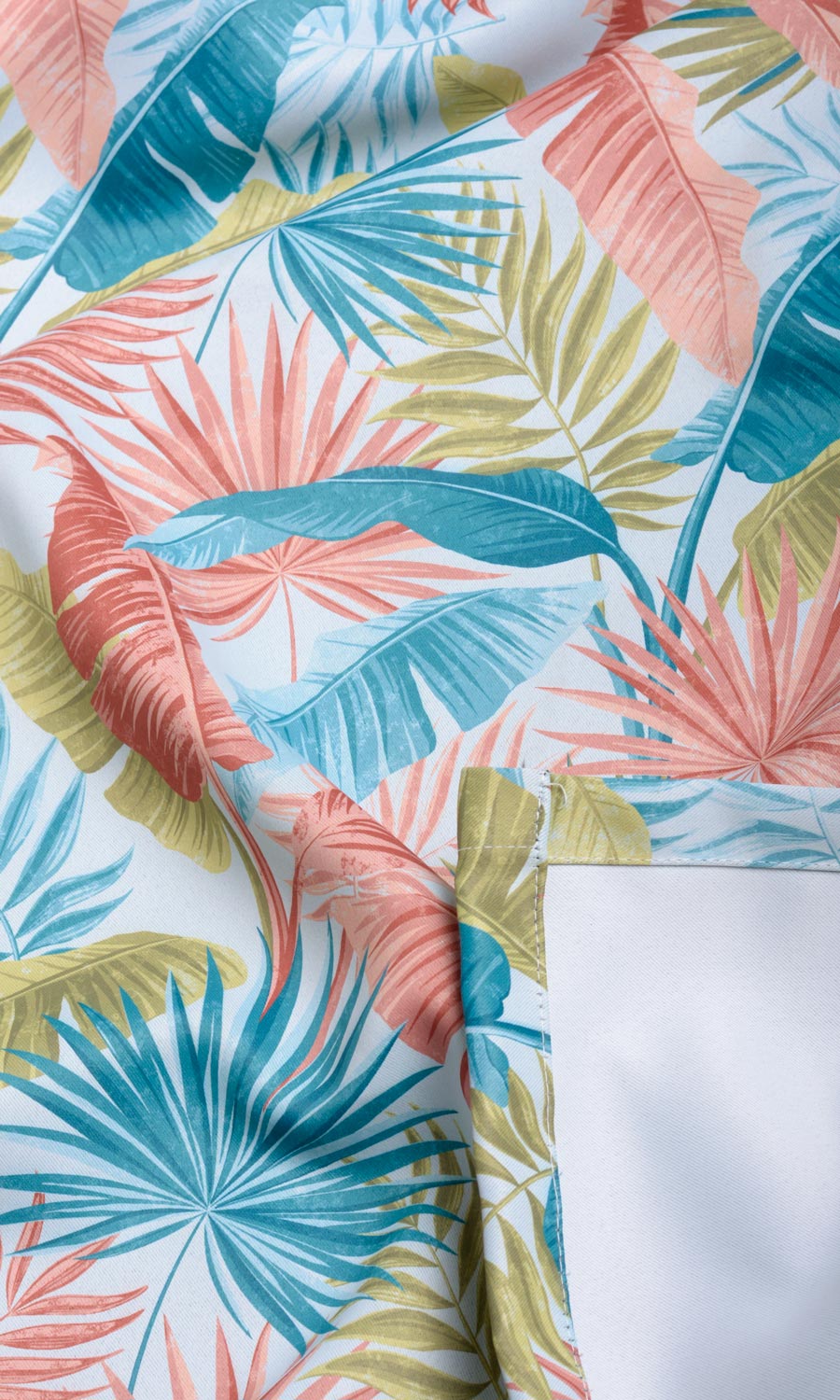 Botanical Floral Fabric Sample for Roman Blinds & Shades (Red/ Blue/ Green)