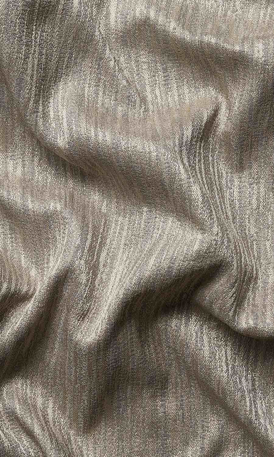 Textured Window Treatments Fabric By the Yard (Grey-Brown)