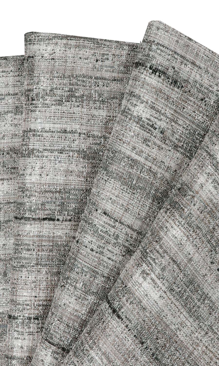 Faux Silk Textured Free Fabric Material Sample (Grey)