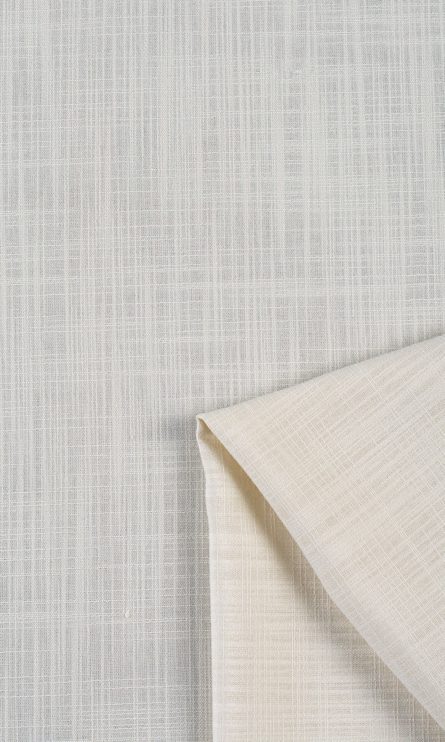 Semi-Sheer Window Treatments Fabric Sample (Warm Ivory/ Pale Beige)