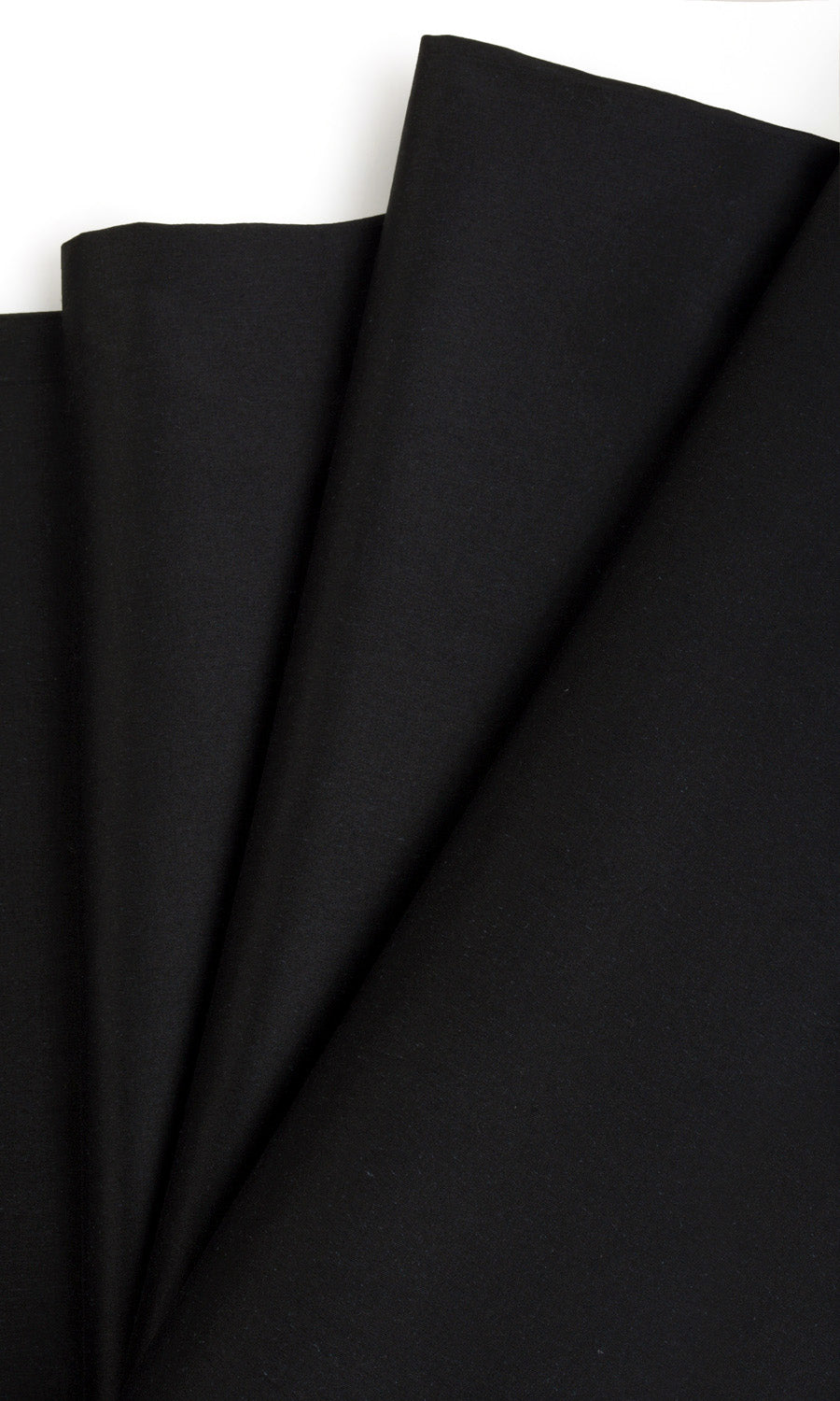 Shantung Silk Free Fabric Material Sample (Black)