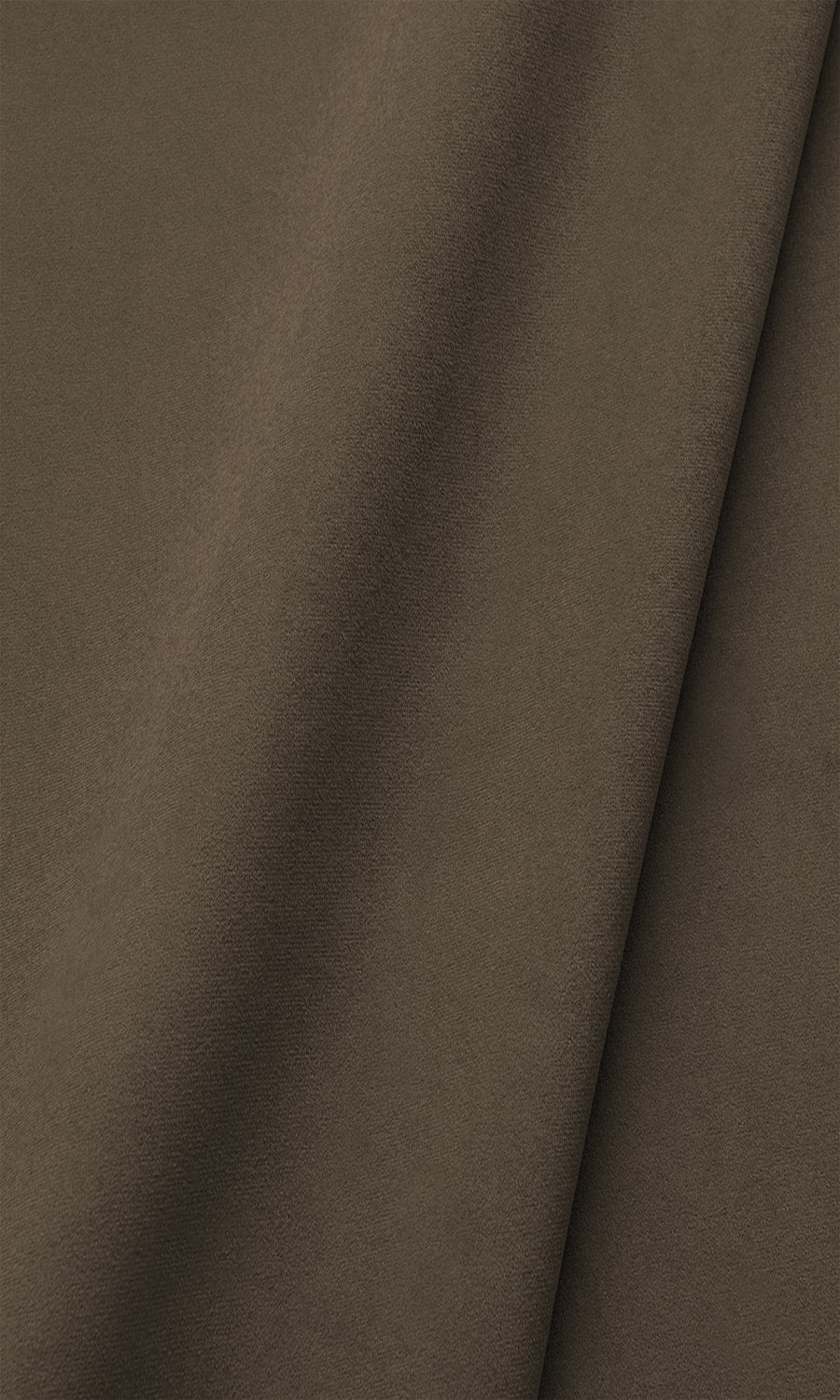 Velvet Window Treatments Fabric By the Yard (Mocha Brown)