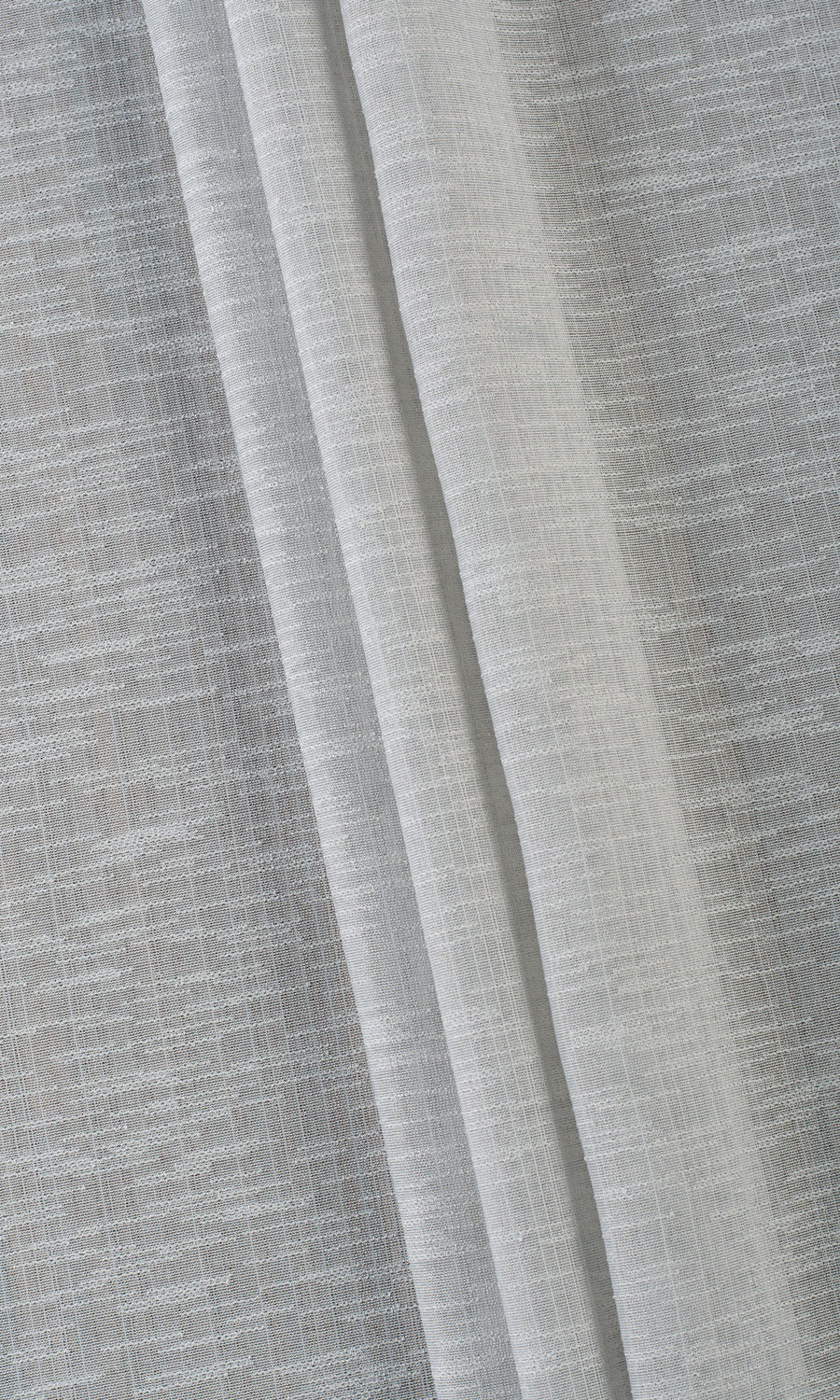 Textured Sheer Home Textile Fabric Material By the Yard (Pale Gray)