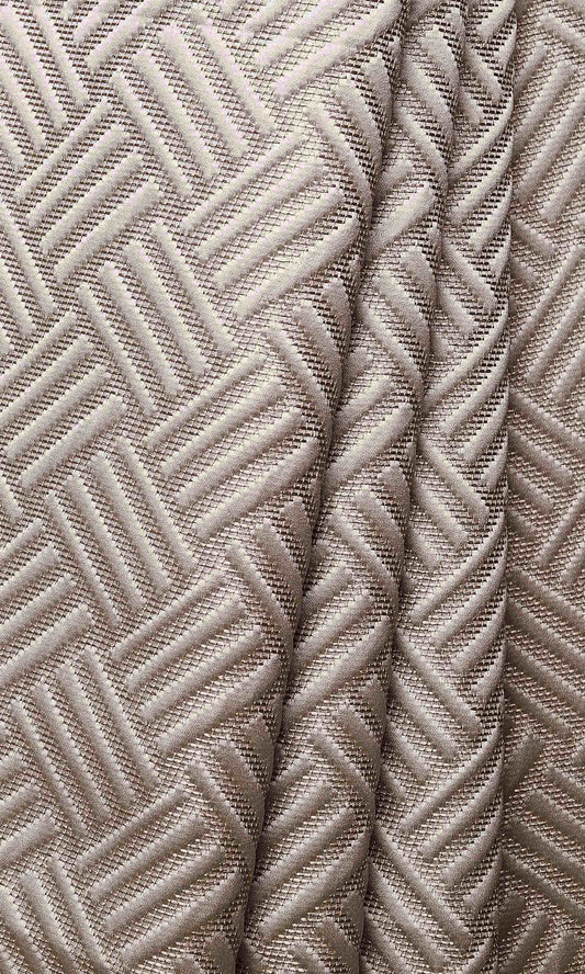 Silk Blend Home Décor Fabric By the Yard (Caramel/ Beige)