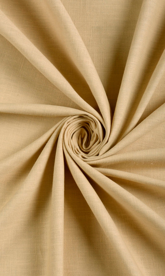 Poly-Cotton Blinds (Mustard Yellow/ Wheat Beige)