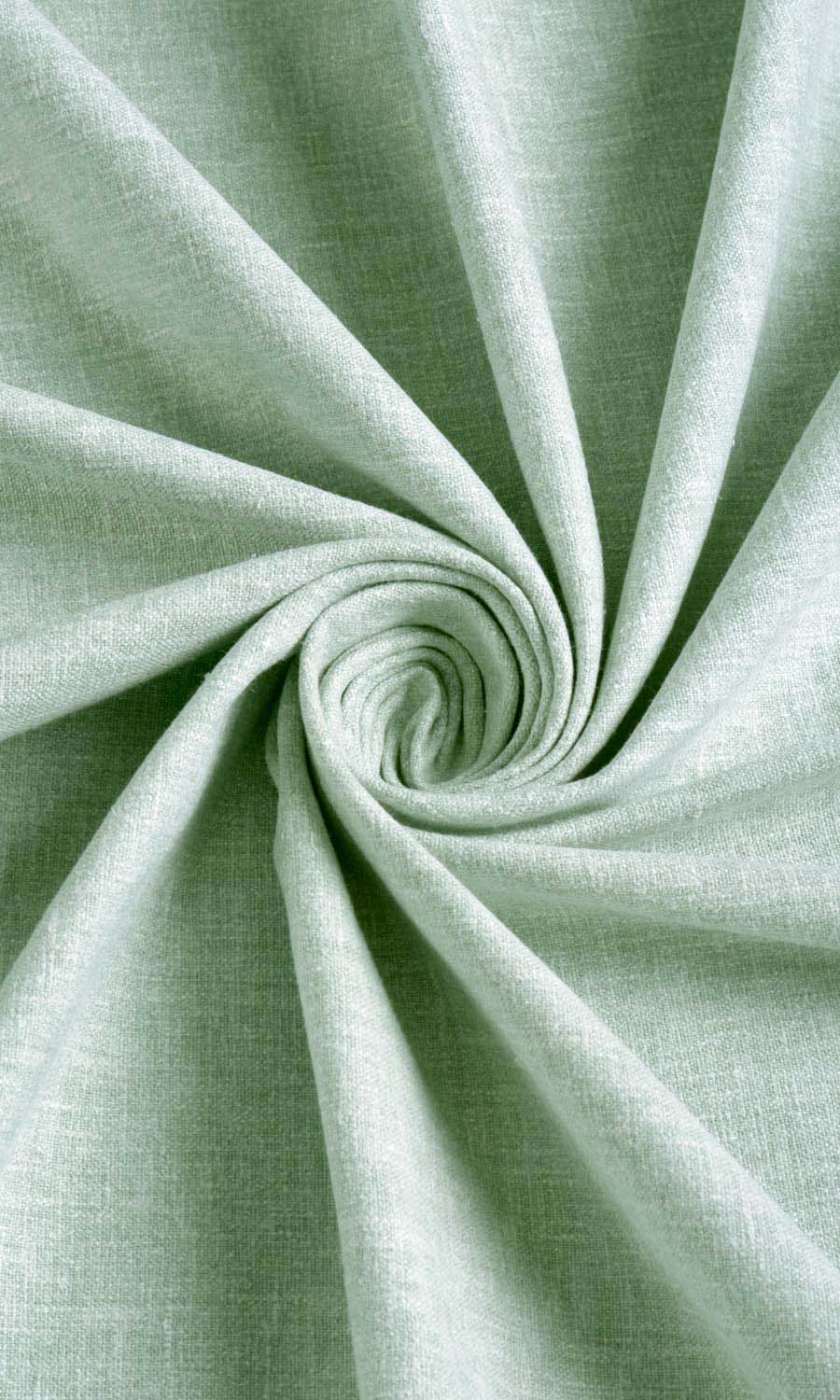 Poly-Cotton Blend Window Treatments Fabric Sample (Mint Blue/ Green)