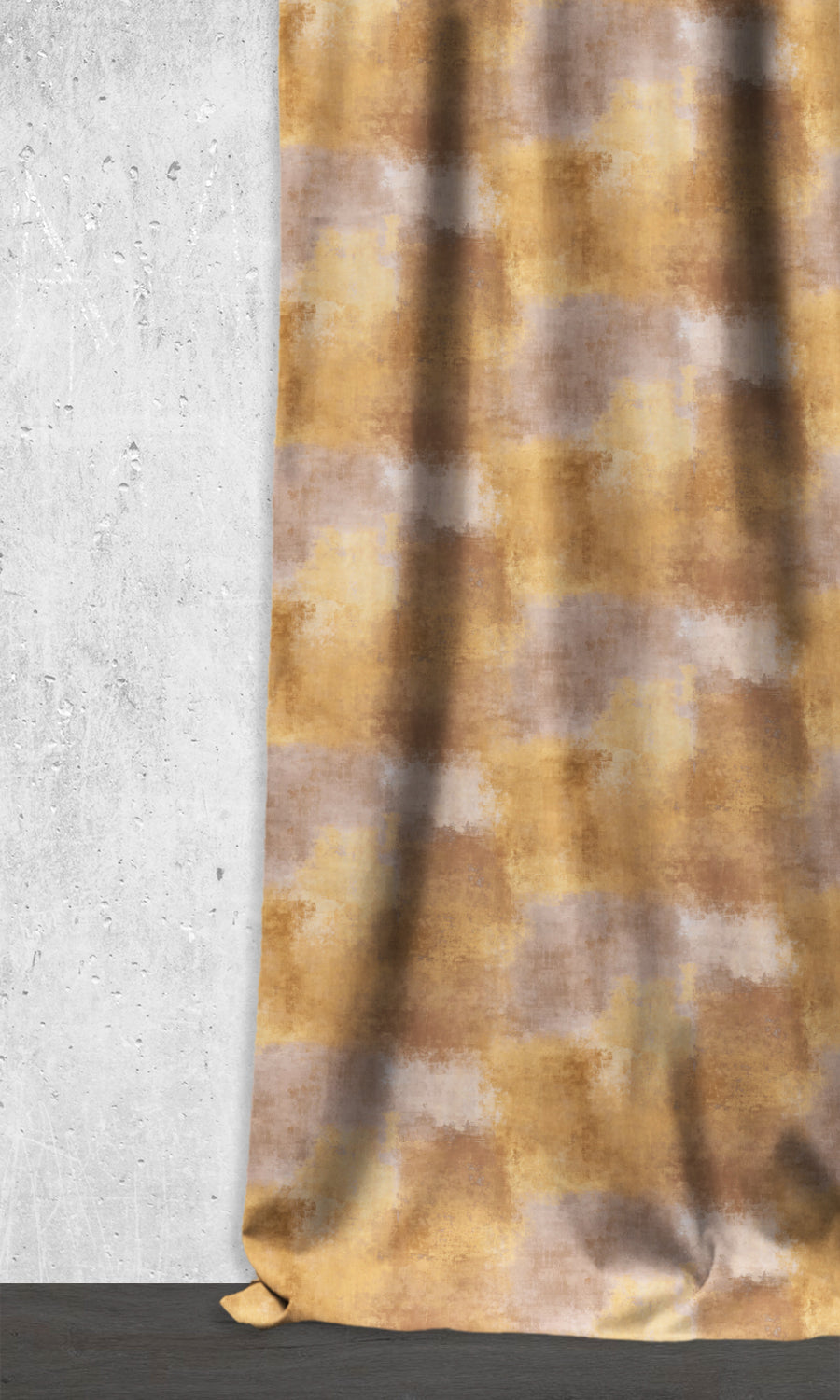 Dimout Home Décor Fabric By the Yard (Bronze/ Yellow/ Brown)