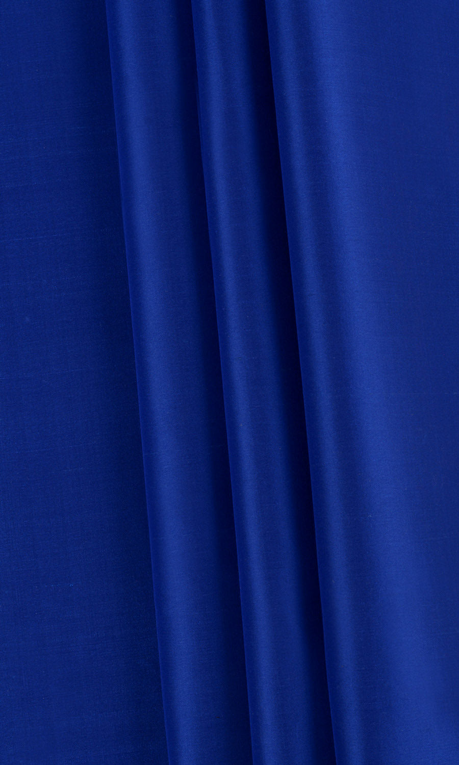 Shantung Silk Fabric By the Yard for Curtains & Drapes (Sapphire Blue)