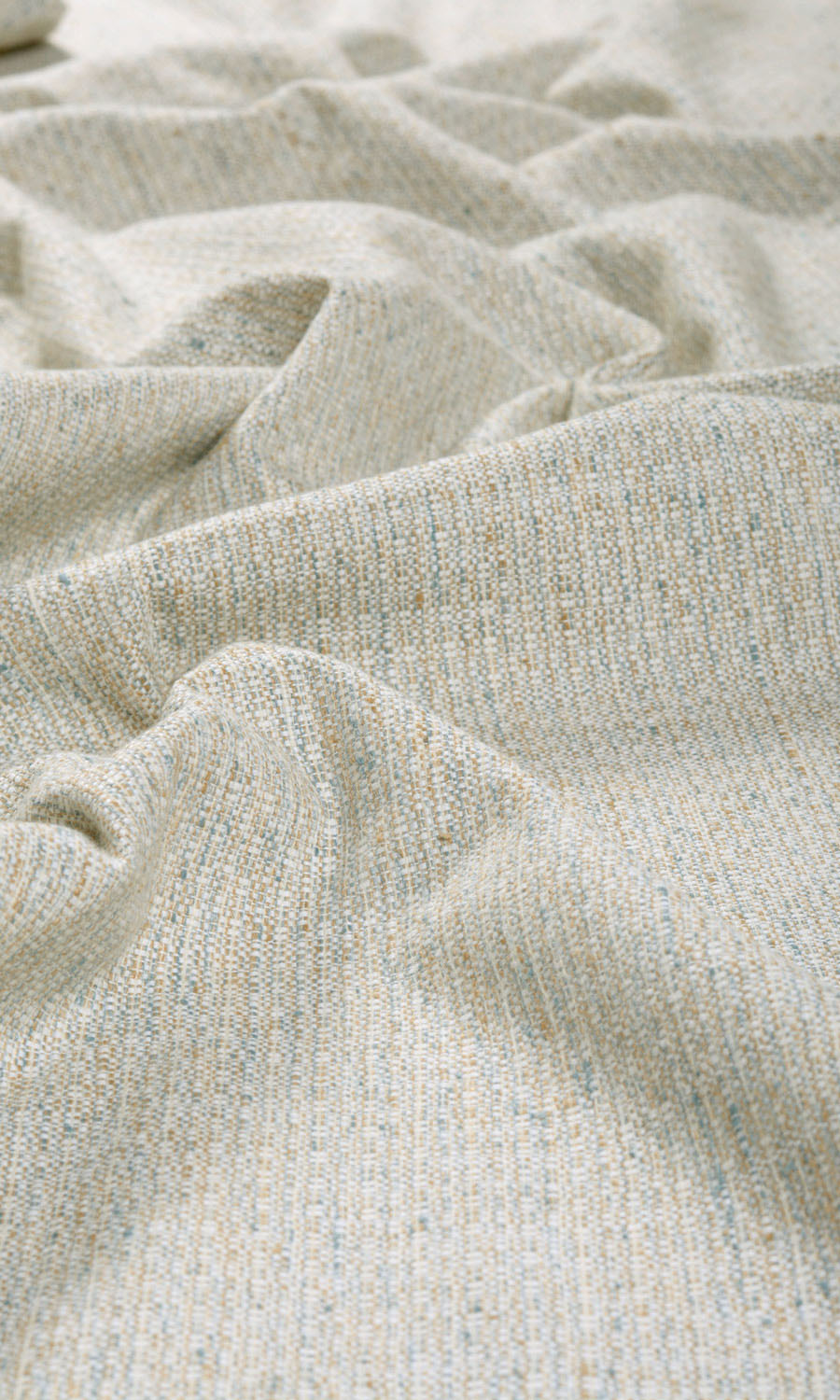 Textured  Fabric By the Yard for Curtains & Drapes (Oatmeal Beige/ Ash Gray)