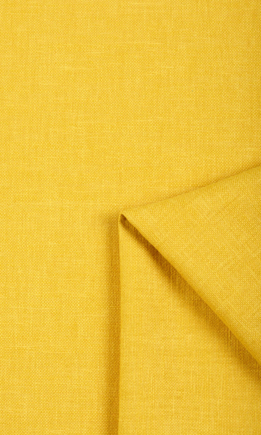 Linen Blend Home Textile Fabric Material By the Yard (Yellow)