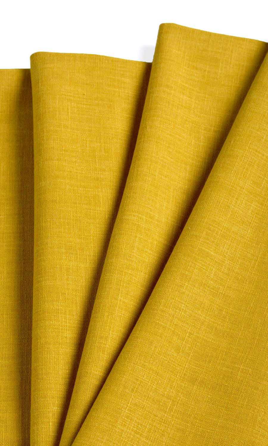 Poly-Cotton Blend Home Décor Fabric By the Yard (Yellow)