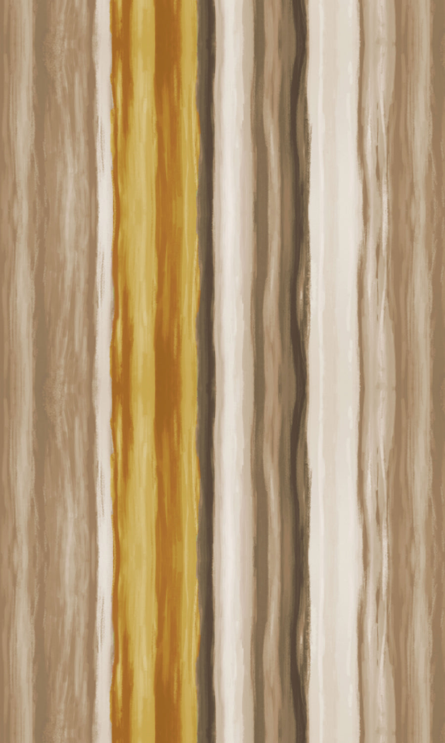Room Darkening Striped Home Textile Fabric Material By the Yard (Yellow/ Brown)