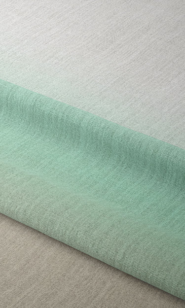 3-Tone Ombre Free Fabric Material Sample (Green/ Beige)
