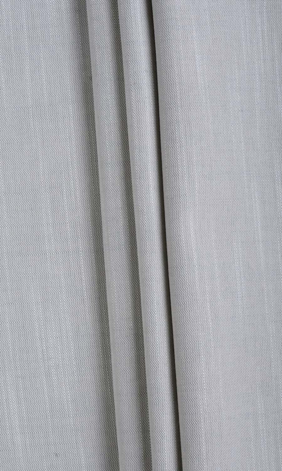 Plain Linen Texture Fabric Material By the Yard (Silver Grey)