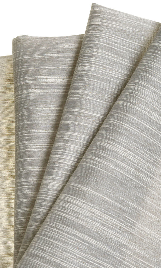 Sheer Roman Shades (Taupe Gray/ Pale Gray)