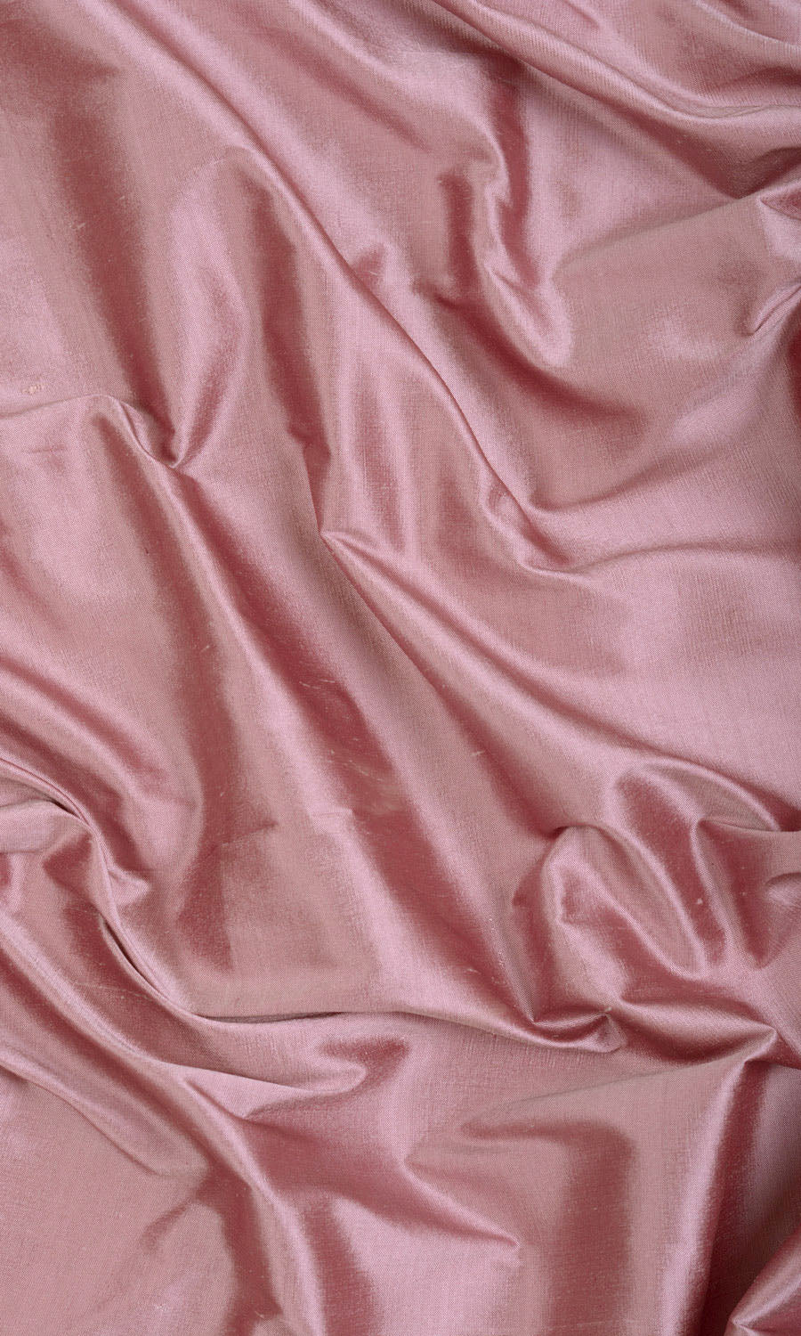 Shantung Silk Fabric Material By the Yard (Pink)