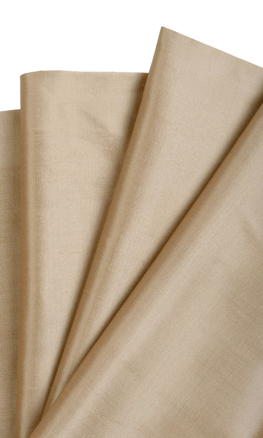 Shantung Silk Home Textile Fabric Material By the Yard (Peanut Brown)