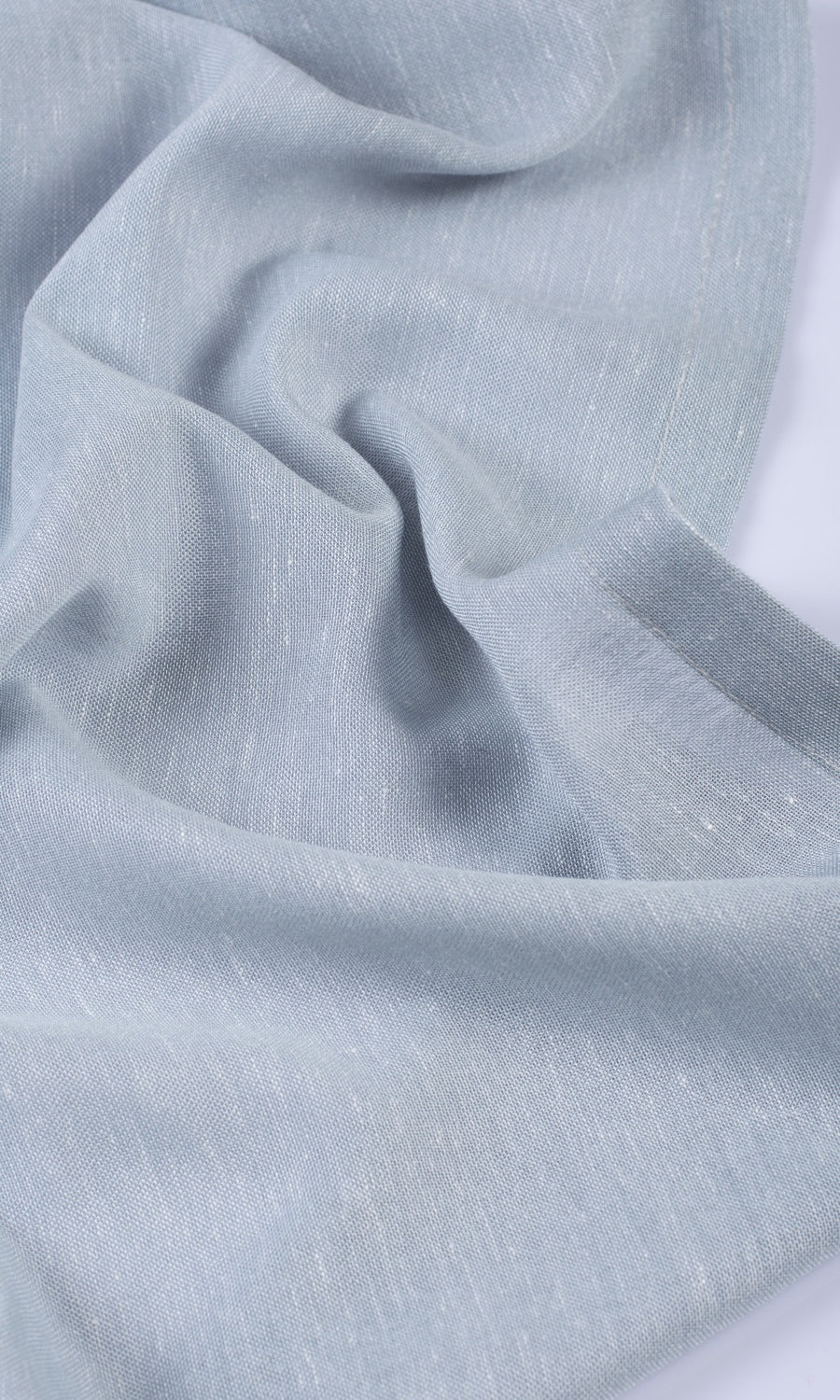 Plain Sheer Free Fabric Material Sample (Periwinkle Gray)