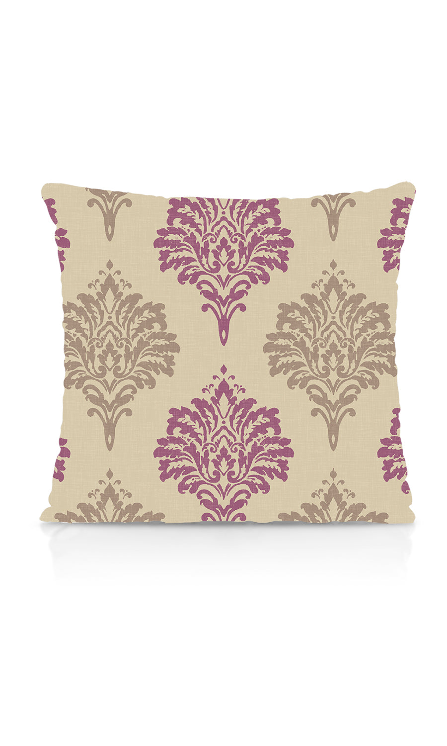 Damask Patterned Fabric Material By the Yard (Lilac/ Grey)