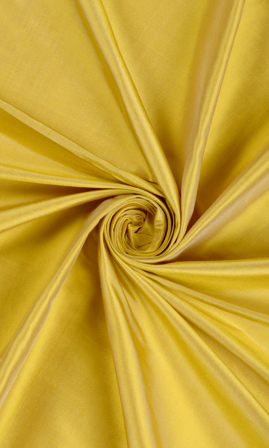 Shantung Silk Home Décor Fabric By the Yard (Yellow)