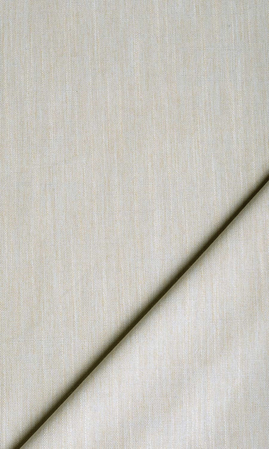Plain Linen Texture Home Textile Fabric Material By the Yard (Pale Grey/ Ivory)
