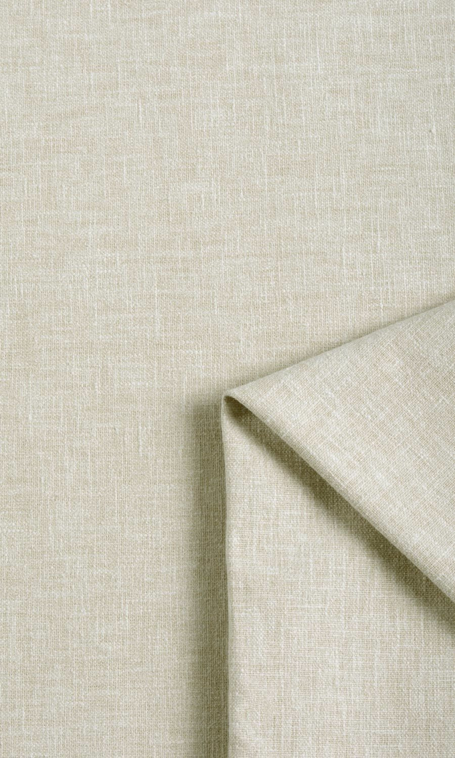 Poly-Cotton Blend Window Treatments Fabric Sample (Pale Beige)