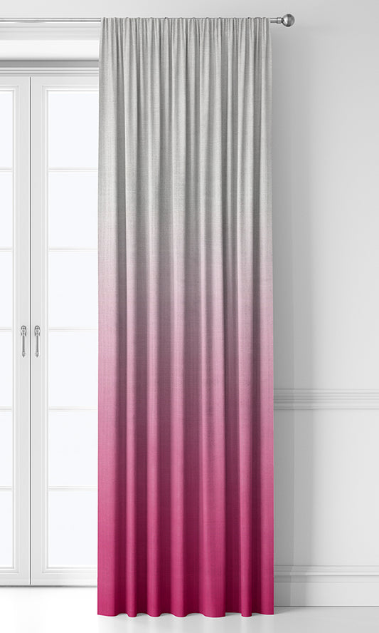 2-Tone Ombre Home Décor Fabric By the Yard (Pink)
