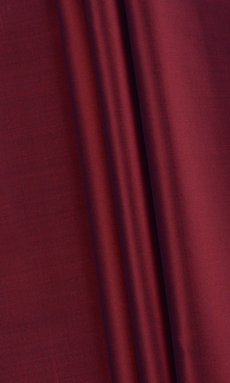 Shantung Silk Fabric By the Yard for Curtains & Drapes (Crimson Red)