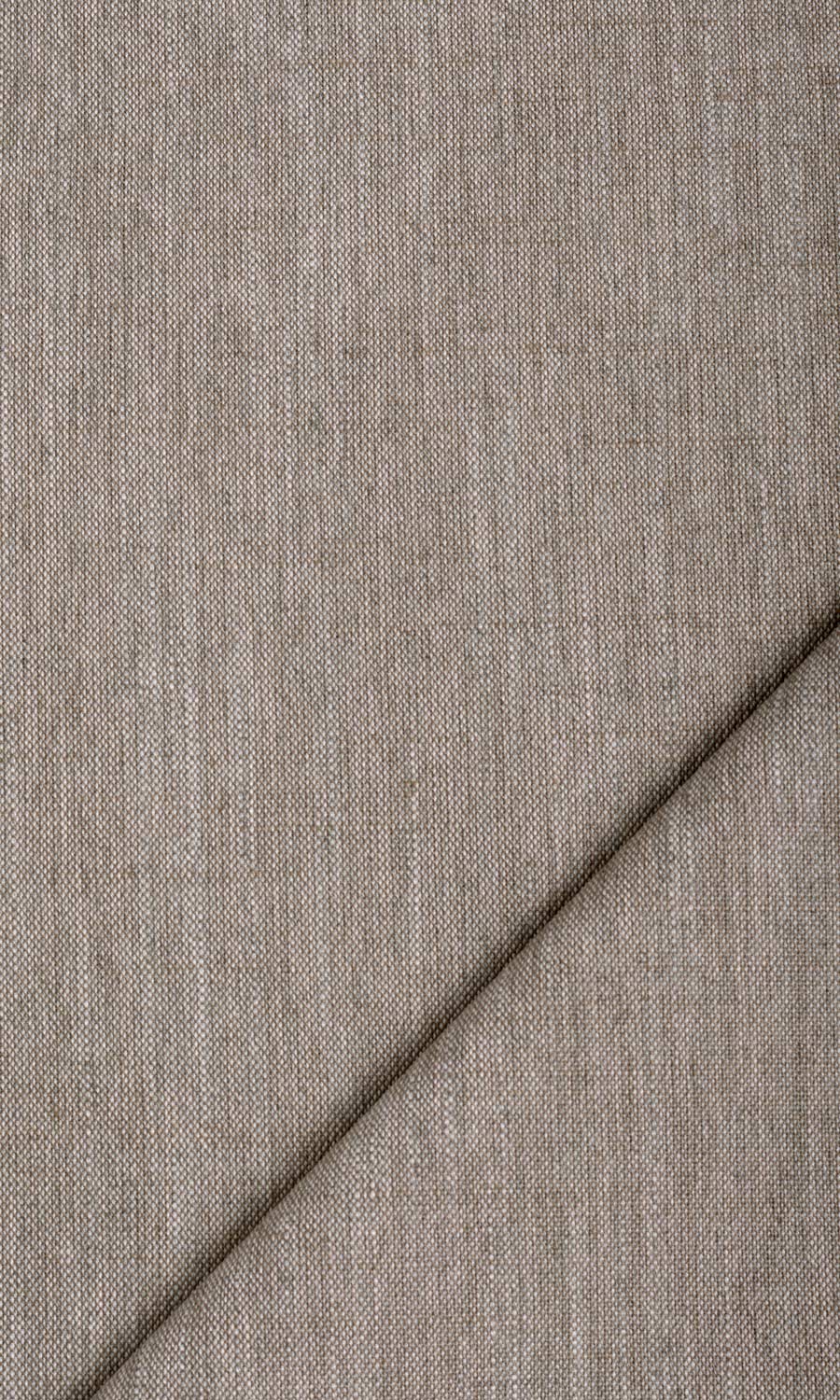 Plain Linen Texture Home Textile Fabric Material By the Yard (Taupe/ Brown)