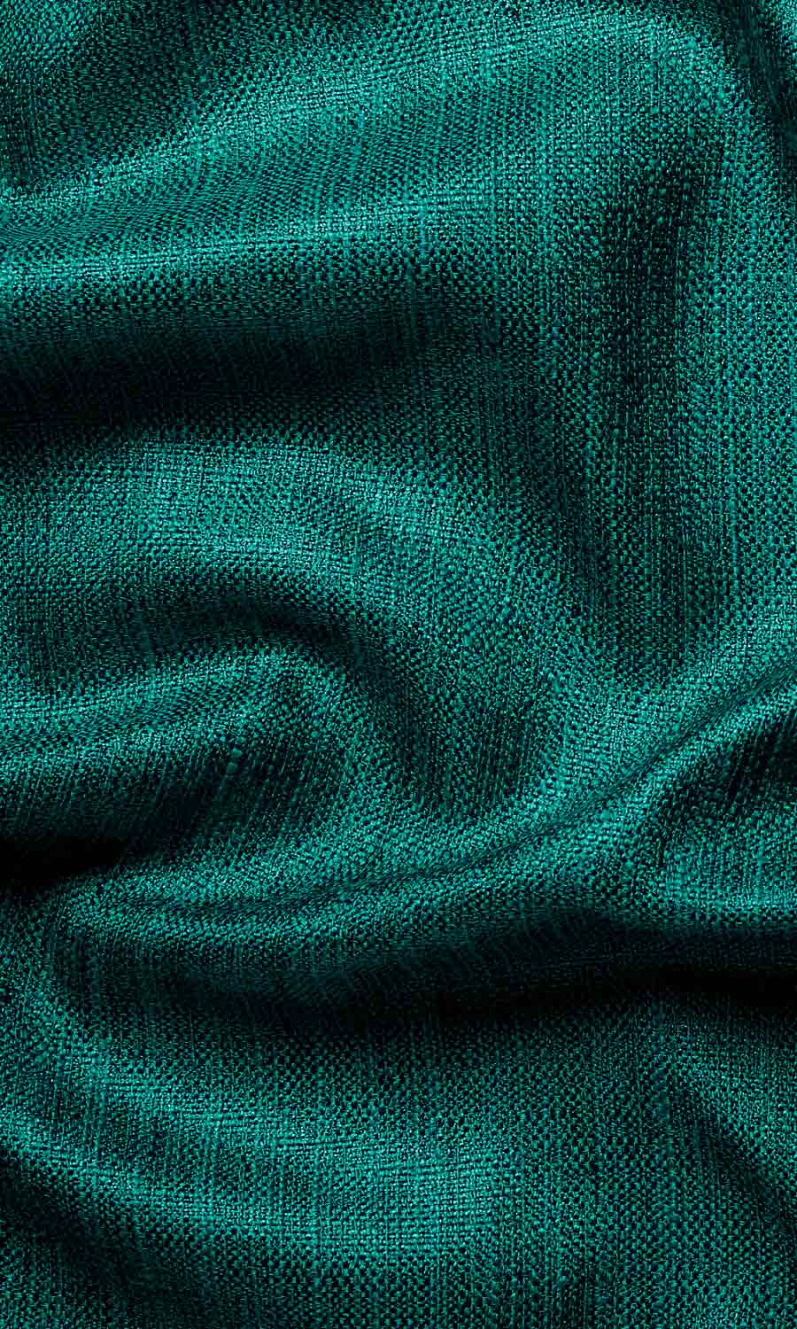 Faux Silk Window Treatments Fabric By the Yard (Teal Blue)