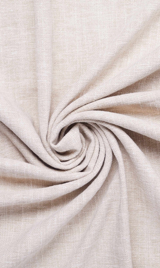 Linen-Cotton Blend  Home Décor Fabric By the Yard (Cream/ Beige)