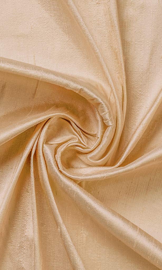 Dupioni Silk Home Décor Fabric By the Yard (Golden Beige)