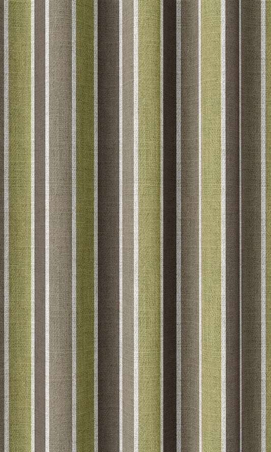 Modern Striped Shades (Green/ Brown)