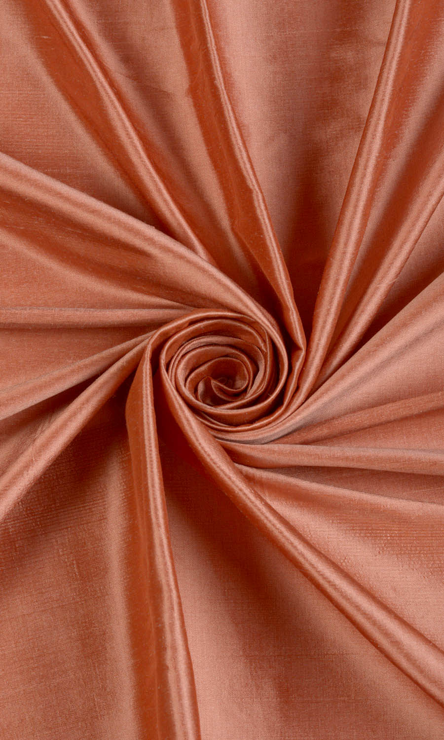 Shantung Silk Home Décor Fabric By the Yard (Orange)