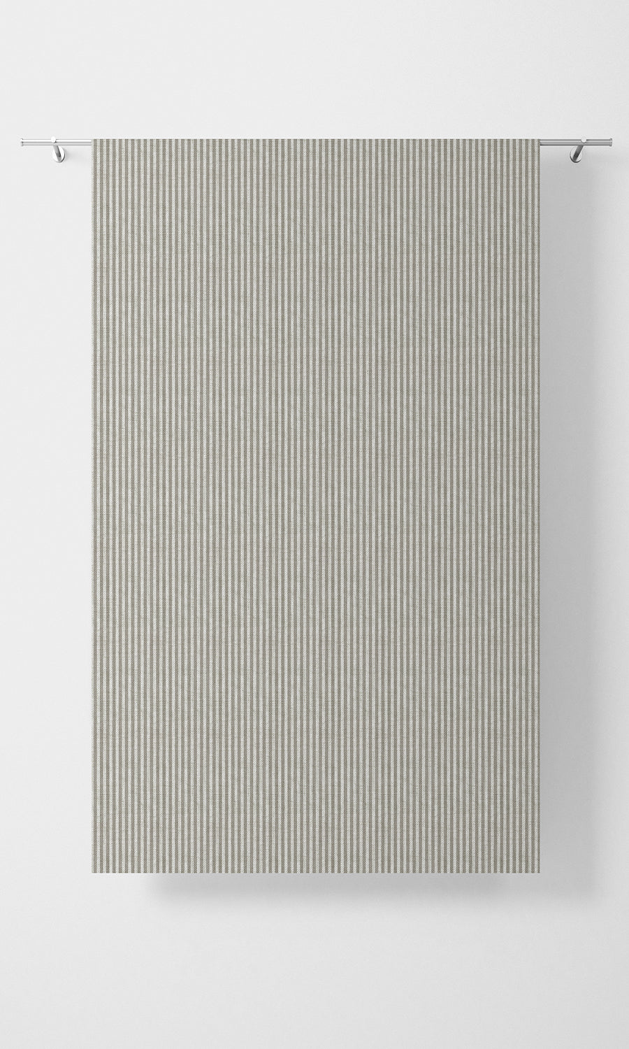 Modern Striped Home Textile Fabric Material By the Yard (Grey/ White)