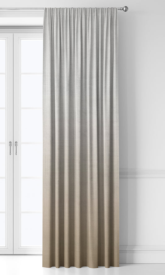 2-Tone Ombre Home Décor Fabric By the Yard (Beige)
