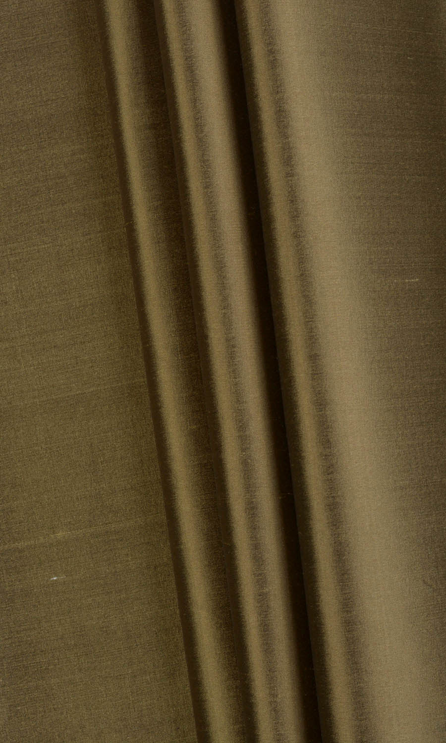 Shantung Silk Fabric Sample for Roman Blinds & Shades (Dark Olive Green)