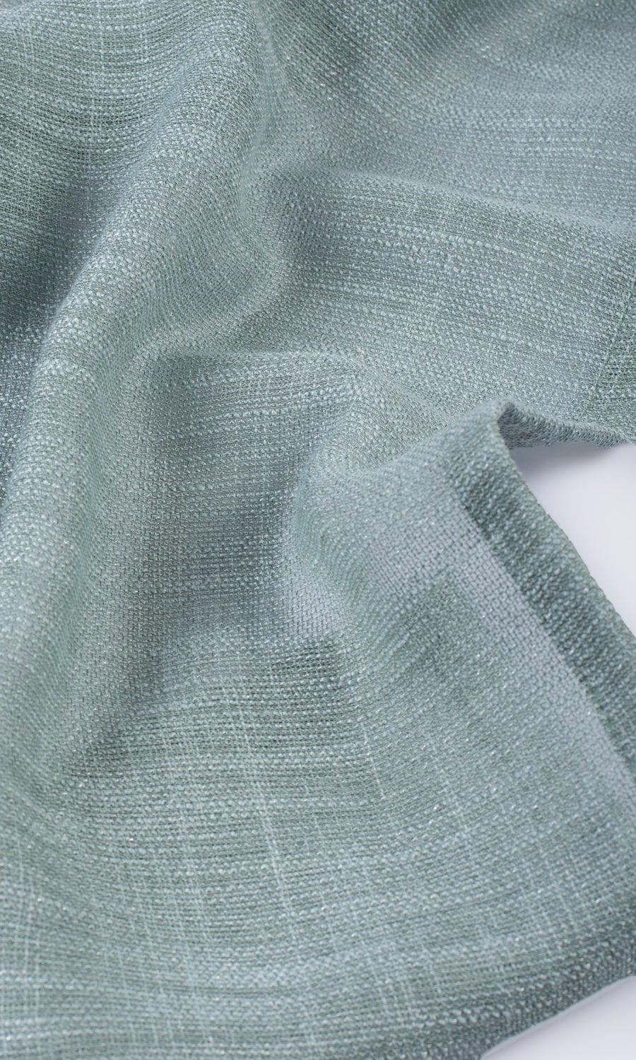Textured Sheer Home Décor Fabric By the Yard (Cambridge Blue)