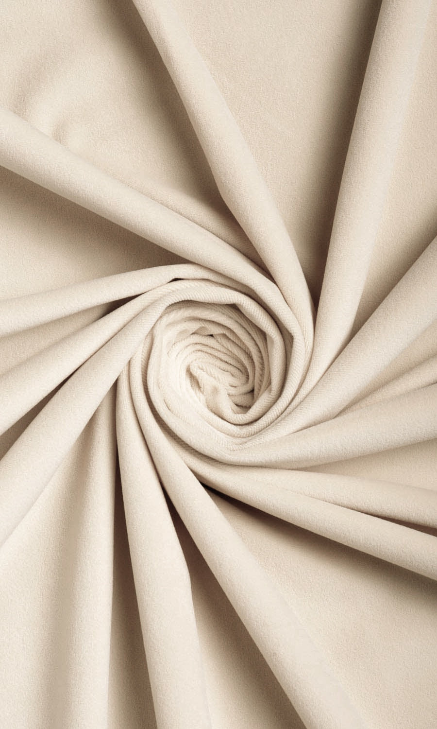 Velvet Home Décor Fabric By the Yard (Pale Beige)