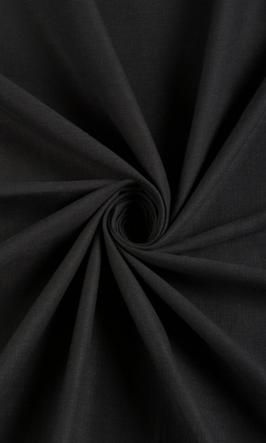 Poly-Cotton Window Treatments Fabric By the Yard (Charcoal)