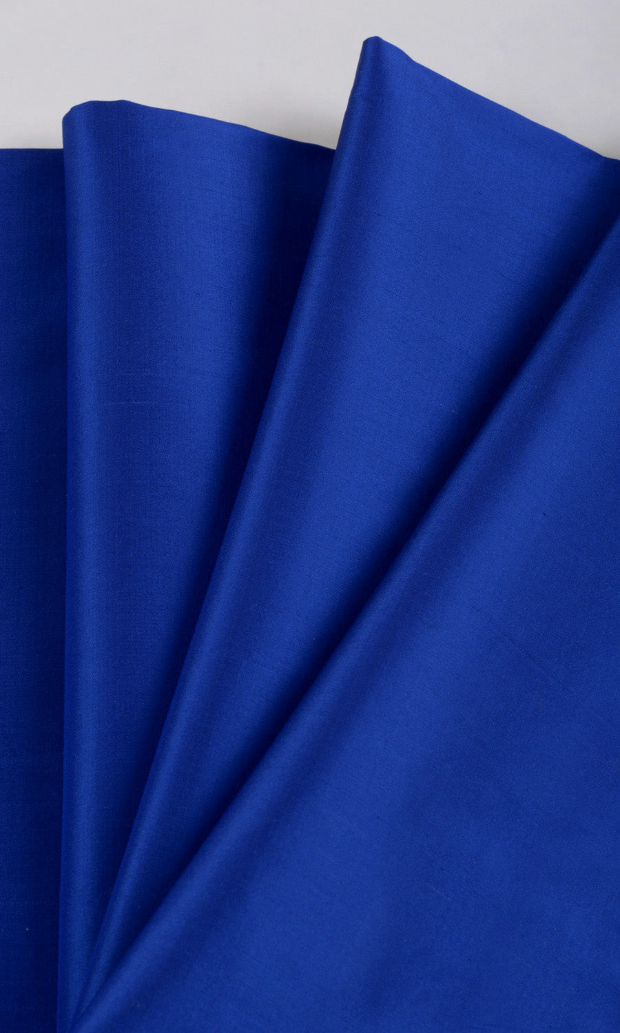 Shantung Silk Fabric Material By the Yard (Sapphire Blue)