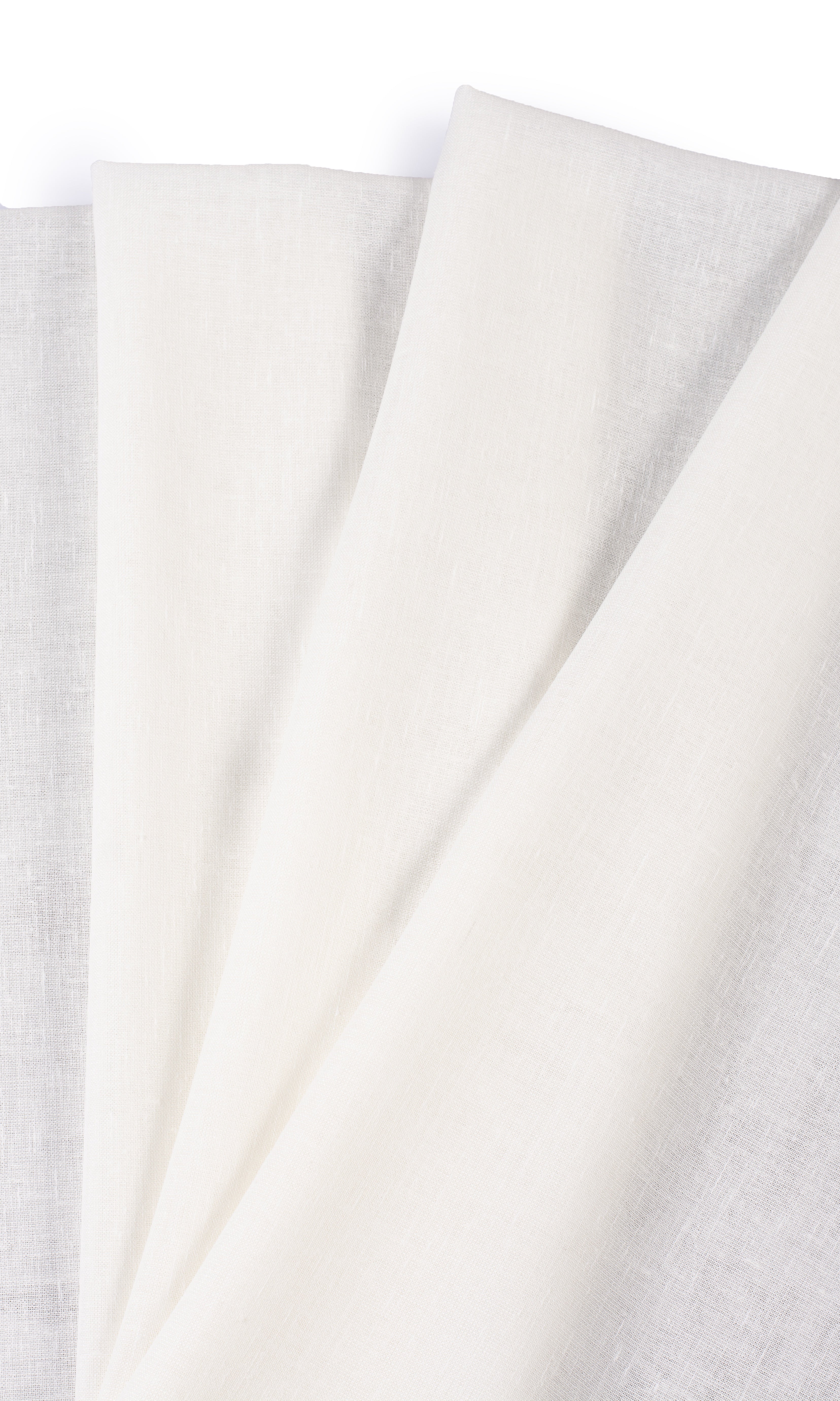 Plain Sheer Home Textile Fabric Material By the Yard (Cream)