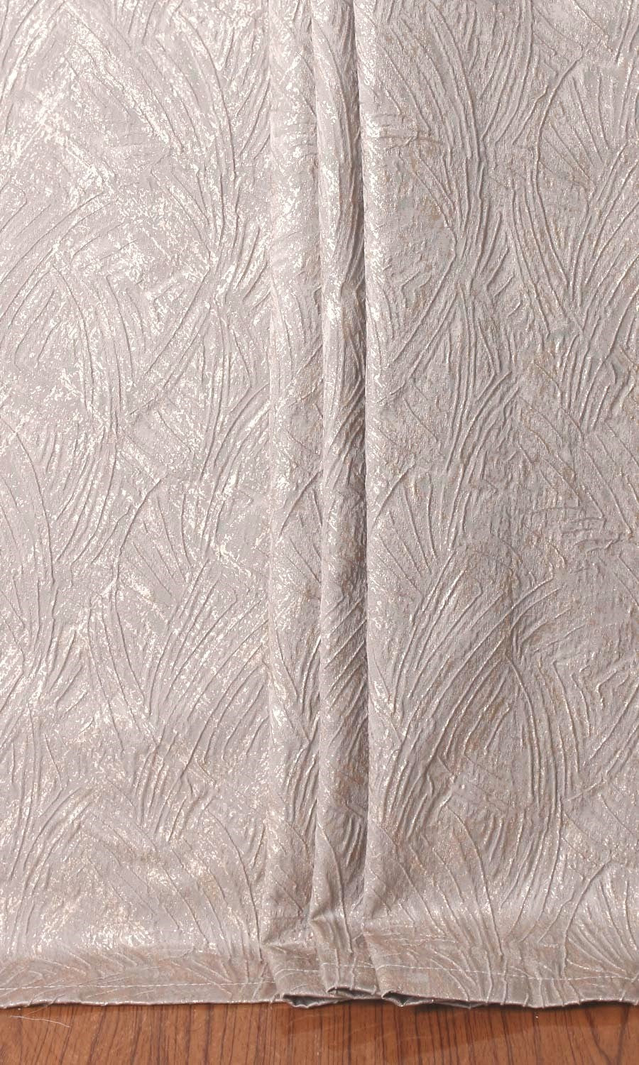 Self-Patterned Poly-Cotton Home Textile Fabric Material Sample (Purple-Grey)