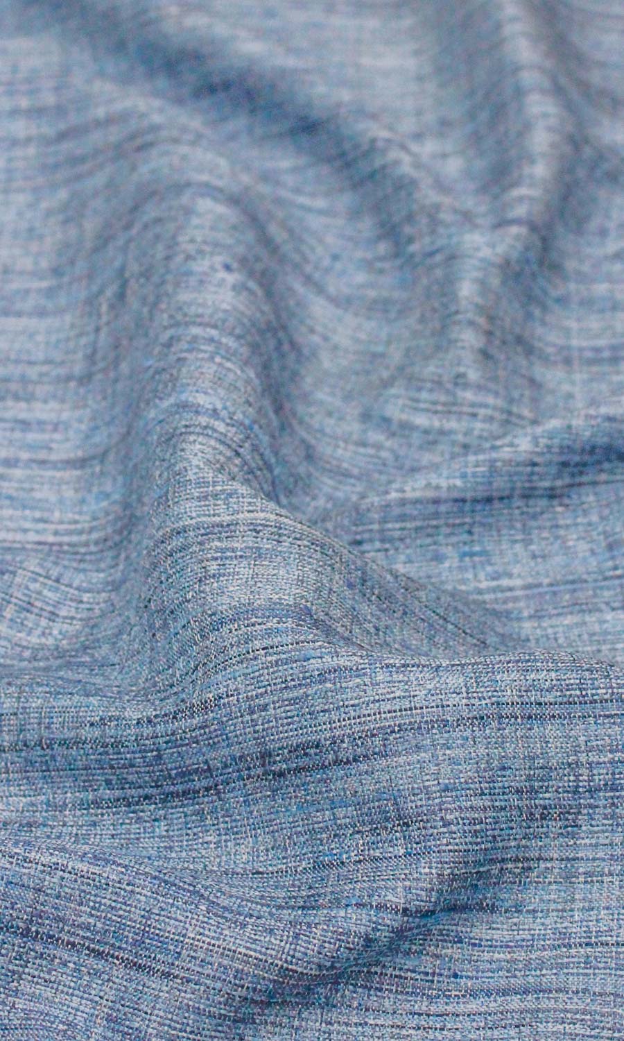 Textured Fabric Material By the Yard (Denim Blue)