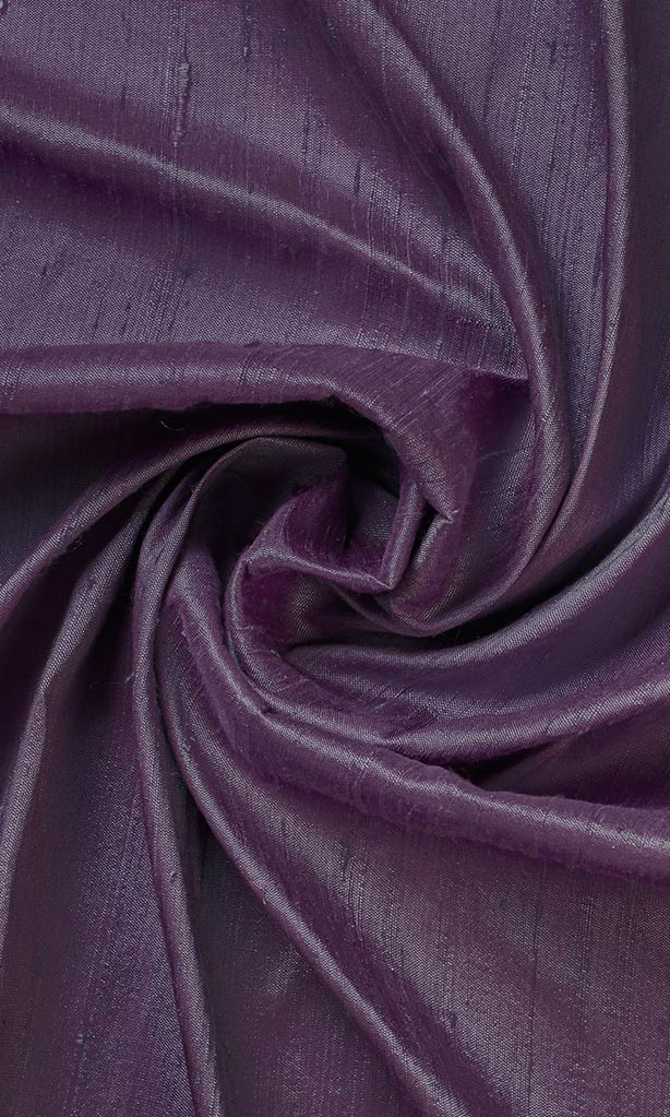 Dupioni Silk Home Décor Fabric By the Yard (Purple)