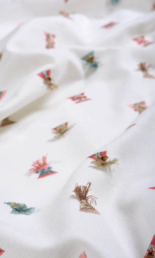 Embroidered Blinds (Red/ Pink/ Blue/ White)